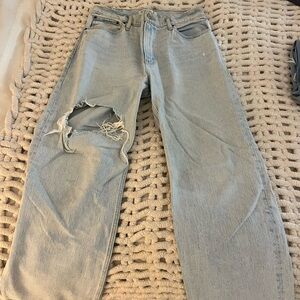 Abercrombie & Fitch Light Blue Boyfriend Jeans